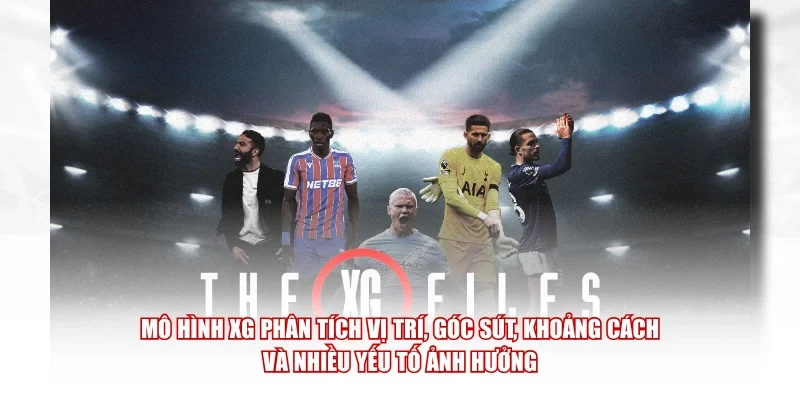 Mô hình xG phân tích vị trí, góc sút, khoảng cách và nhiều yếu tố ảnh hưởng