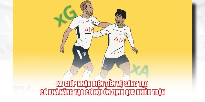 xA giúp nhận diện tiền vệ sáng tạo có khả năng tạo cơ hội ổn định qua nhiều trận
